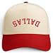 Trendy Apparel Shop Dallas Upside Down Embroidered 5 Panel Two Tone Vintage Ball Cap