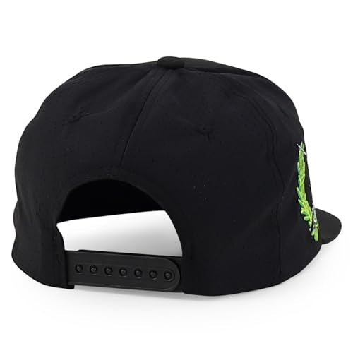 Trendy Apparel Shop Central America States Embroidered Mesh Back Flat Bill Cap