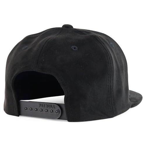 Trendy Apparel Shop Plain Suede Flat Bill Snapback Cap