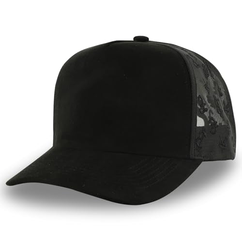 Trendy Apparel Shop 5 Panel Structured Soft Suede Snapback Ball Cap