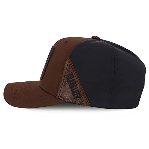 Trendy Apparel Shop Lady of Guadalupe Maria Embroidered Laser Punching Back Cap