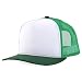 Trendy Apparel Shop 5 Panel Structured Trucker Cap with Mexico Flag Design Undervisor