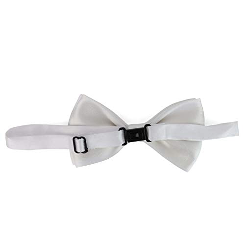 Trendy Apparel Shop Classic Adjustable Pre-Tied Formal Satin Bow Tie