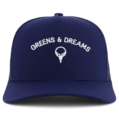Trendy Apparel Shop Greens & Dreams Embroidered 5 Panel Snapback Trucker Cap