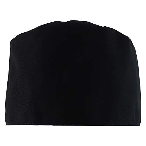 Trendy Apparel Shop Beanie Mesh Top Chef Cap with Ponytail Opening