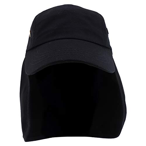 Trendy Apparel Shop XXL Oversized Large Cotton Bicycle Riders Cap with Neck Flap