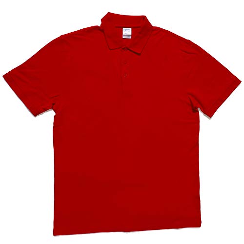 Trendy Apparel Shop Blank Combed Ring Spun Cotton Collared Polo Shirt