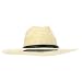 Trendy Apprel Shop Palm Braid UPF 50+ Wide Brim Fedora Crown Sun Hat