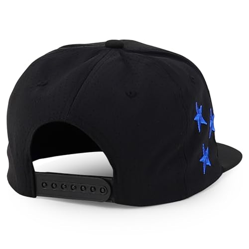 Trendy Apparel Shop Central America States Embroidered Mesh Back Flat Bill Cap