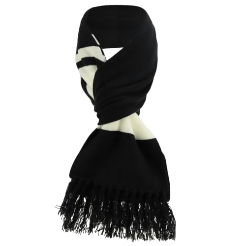 Trendy Apparel Shop Double Layer Knit Gameday Two Tone Scarf