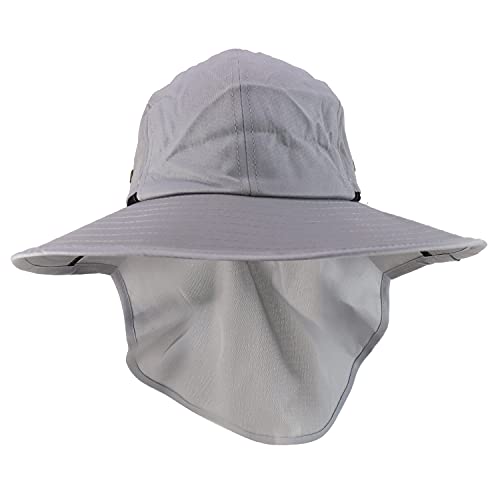 Trendy Apparel Shop Outdoorsman Sport Activity Large Bill Flap Boonie Mesh Cap