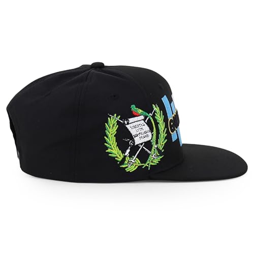 Trendy Apparel Shop Central America States Embroidered Mesh Back Flat Bill Cap