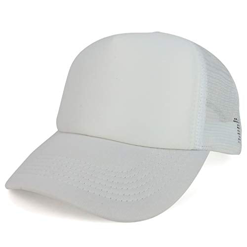 Trendy Apparel Shop 5 Panel Foam Front Trucker Mesh Cap