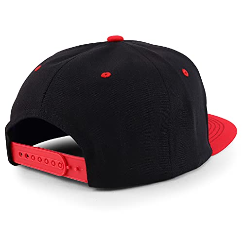 Trendy Apparel Shop Large Marijuana Leaf Flatbill Snapback Baseball Cap