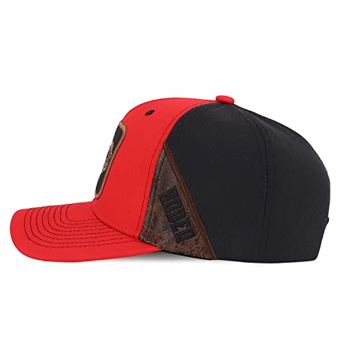 Trendy Apparel Shop Rodeo Embroidered Curved Bill Laser Punching Back Baseball Cap