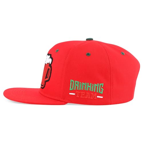 Trendy Apparel Shop 6 Panel Mexico Theme Beer Embroirdered Snapback Cap