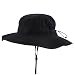 Trendy Apparel Shop Outdoor Large Brim Micro Mesh Performance Boonie Bucket Hat with Strap