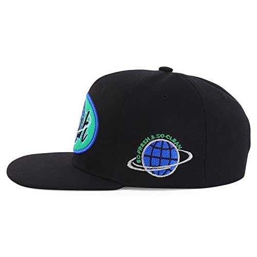 Trendy Apparel Shop Fresh Eatrh Embroidered Flatbill Snapback Cap