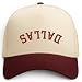 Trendy Apparel Shop Dallas Upside Down Embroidered 5 Panel Two Tone Vintage Ball Cap