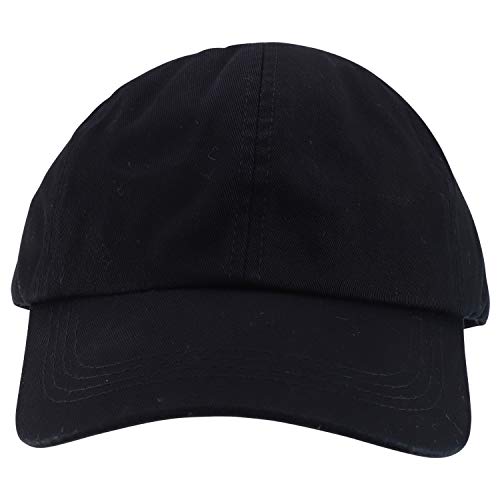 Trendy Apparel Shop Oversized XL Unstructure Ladies Ponytail Cotton Baseball Cap
