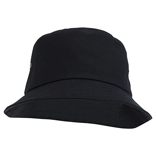 Trendy Apparel Shop Short Brim Cotton Twill Eyelet Bucket Hat