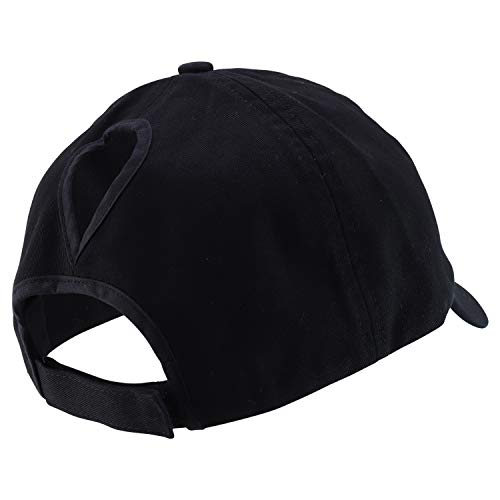 Trendy Apparel Shop Oversized XL Unstructure Ladies Ponytail Cotton Baseball Cap