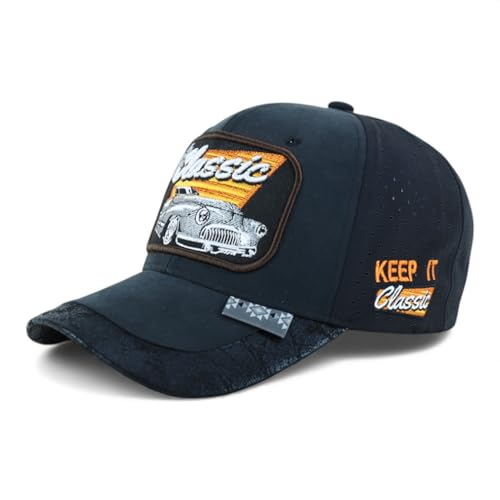 Trendy Apparel Shop Classic Car Embroidered Mesh Back Baseball Cap