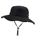 Trendy Apparel Shop Outdoor Large Brim Micro Mesh Performance Boonie Bucket Hat with Strap