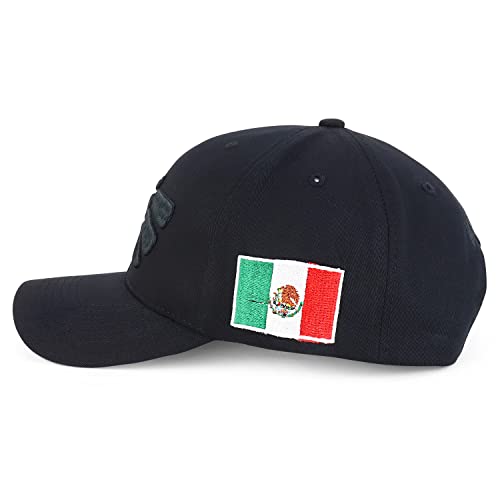 Trendy Apparel Shop XXL Hecho En Mexico Eagle 3D Embroidered Structured Baseball Cap