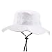 Trendy Apparel Shop Outdoor Large Brim Micro Mesh Performance Boonie Bucket Hat with Strap