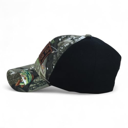 Trendy Apparel Shop 6 Panel Structured Fishing Embroidered Ball Cap