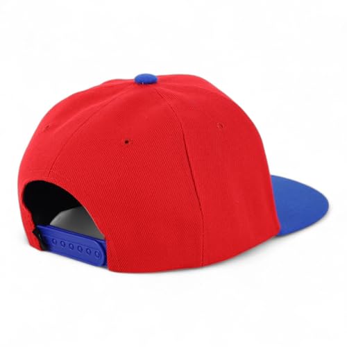 Trendy Apparel Shop Puerto Rico Embroidered Round Flat Bill Snapback Cap