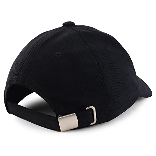 Trendy Apparel Shop Polyester Corduroy Structured Baseball Cap Dad Hat