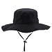 Trendy Apparel Shop Outdoor Large Brim Micro Mesh Performance Boonie Bucket Hat with Strap