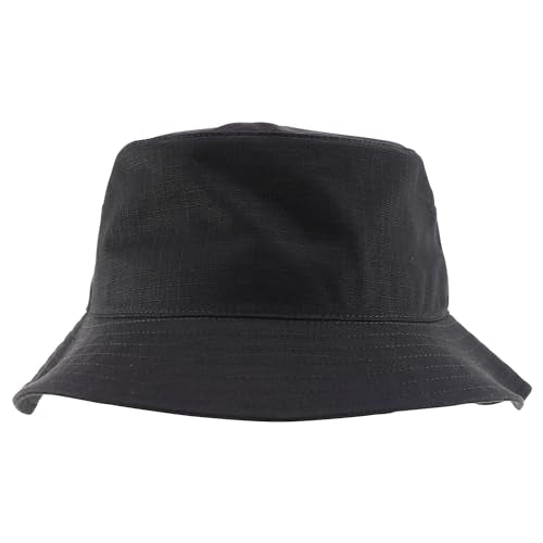Trendy Apparel Shop Short Brim Ripstop Lariat Bucket Hat