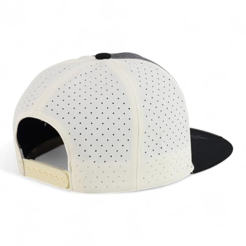 Trendy Apparel Shop Mexico Eagle Embroidered Laser Punching Mesh Back Flatbill Snapback Cap