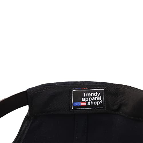 Trendy Apparel Shop Made in USA Structured 6 Panel Flatbill Snapback Cap