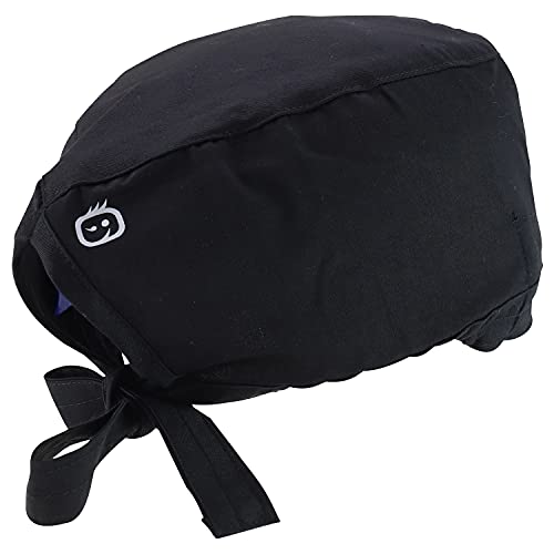 Trendy Apparel Shop Unisex Working Scrub Cap with Sweatband and Adjustable Ties