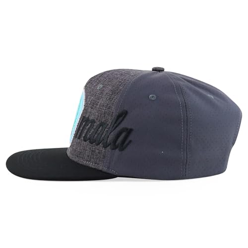 Trendy Apparel Shop Central America States Embroidered Mesh Back Flat Bill Cap