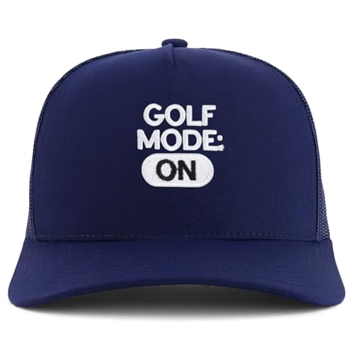 Trendy Apparel Shop Golf Mode On Embroidered 5 Panel Snapback Trucker Cap