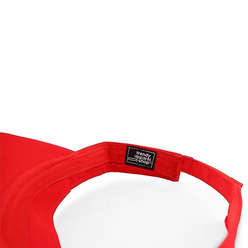 Trendy Apparel Shop Racing 3D Embroidered Flame Car Race Flag Visor Cap