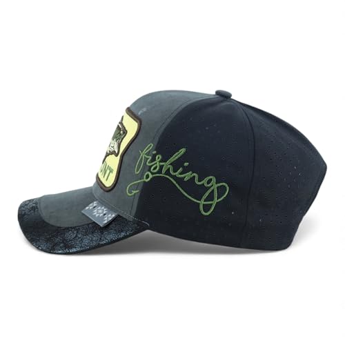 Trendy Apparel Shop Bass Embroidered Mesh Back Baseball Cap