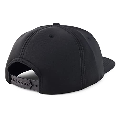 Trendy Apparel Shop XXL Oversize Flatbill Structured Foam Snapback Cap