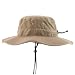 Trendy Apparel Shop Outdoor Large Brim Micro Mesh Performance Boonie Bucket Hat with Strap