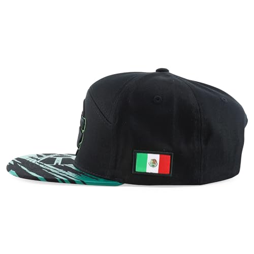 Trendy Apparel Shop Hecho En Mexico 7 Panel Flat Bill Snapback Cap
