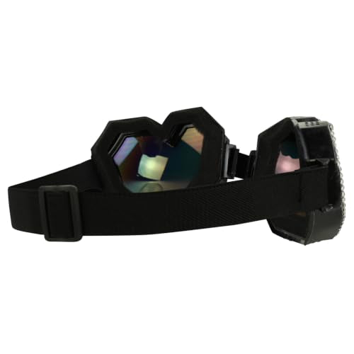Trendy Apparel Shop Bling Rhinestone Festival Rave Goggles