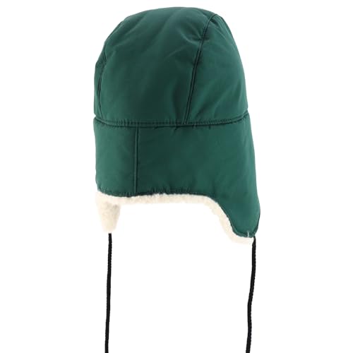 Trendy Apprel Shop Warm Winter Fur Ear Flaps Sherpa Lined Trooper Hat