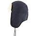 Trendy Apprel Shop Warm Winter Fur Ear Flaps Sherpa Lined Trooper Hat
