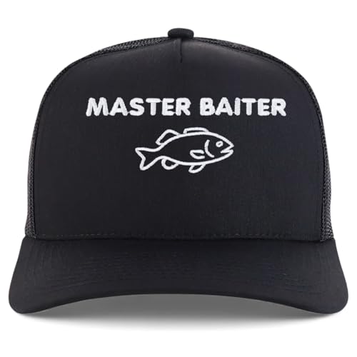 Trendy Apparel Shop Master Baiterer Embroidered 5 Panel Snapback Trucker Cap