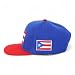Trendy Apparel Shop Puerto Rico Embroidered Round Flat Bill Snapback Cap